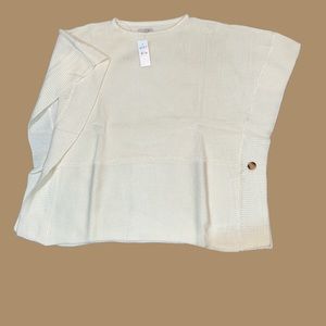 LOFT Poncho Sweater M/L ❄️